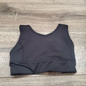 Girls Athletic Works Sports Bra Size 10 (28) Black Sports Top